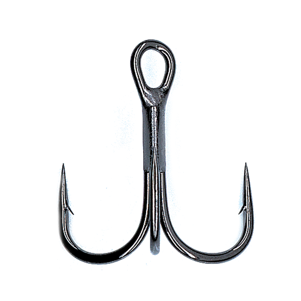 TBL930 Black Nickel Treble Hooks - Reins Fishing